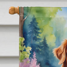 Load image into Gallery viewer, Nova Scotia Duck Tolling Retriever Spring Path House Flag
