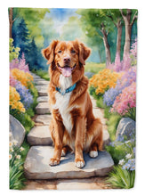 Load image into Gallery viewer, Nova Scotia Duck Tolling Retriever Spring Path House Flag