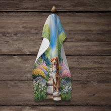 Load image into Gallery viewer, Nova Scotia Duck Tolling Retriever Spring Path Kitchen Towel