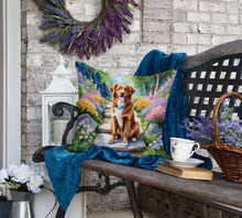 Load image into Gallery viewer, Nova Scotia Duck Tolling Retriever Spring Path Throw Pillow