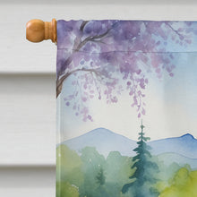 Load image into Gallery viewer, Old English Sheepdog Spring Path House Flag