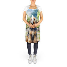 Load image into Gallery viewer, Otterhound Spring Path Apron – Artist-Designed Kitchen, BBQ &amp; Craft Apron