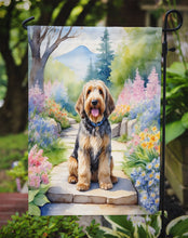 Load image into Gallery viewer, Otterhound Spring Path Garden Flag  – Dog-Themed Floral Outdoor Decor
