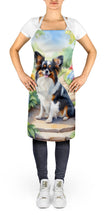 Load image into Gallery viewer, Papillon Spring Path Apron – Artist-Designed Kitchen, BBQ &amp; Craft Apron
