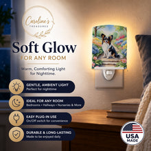 Load image into Gallery viewer, Papillon Spring Path Ceramic Night Light Compact, UL-Certified, Ideal for Bedroom, Bathroom, Nursery, Hallway, Kitchen, 6x4x3, Multicolor