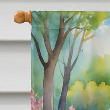 Load image into Gallery viewer, Pekingese Spring Path House Flag