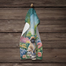 Load image into Gallery viewer, Pekingese Spring Path Kitchen Towel
