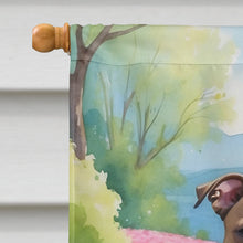 Load image into Gallery viewer, Pit Bull Terrier Spring Path House Flag
