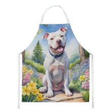 Load image into Gallery viewer, Pit Bull Terrier Spring Path Apron – Artist-Designed Kitchen, BBQ &amp; Craft Apron