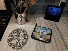 Load image into Gallery viewer, Pit Bull Terrier Spring Path Pot Holders - Set of 2 Decorative Kitchen Helpers | Made in the USA
