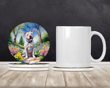 Load image into Gallery viewer, Pit Bull Terrier Spring Path Large Sandstone Coasters Pack of 4