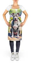 Load image into Gallery viewer, Pit Bull Terrier Spring Path Apron – Artist-Designed Kitchen, BBQ &amp; Craft Apron