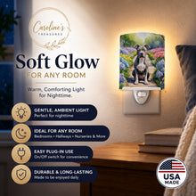 Load image into Gallery viewer, Pit Bull Terrier Spring Path Ceramic Night Light Compact, UL-Certified, Ideal for Bedroom, Bathroom, Nursery, Hallway, Kitchen, 6x4x3, Multicolor