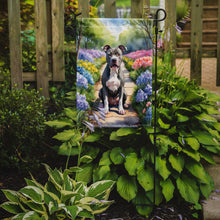 Load image into Gallery viewer, Pit Bull Terrier Spring Path Garden Flag  – Dog-Themed Floral Outdoor Decor