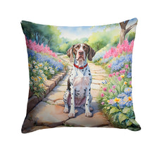 Load image into Gallery viewer, Pointer Spring Path Throw Pillow - 14x14 Decorative Pillow – Art for Your Home &amp; Patio