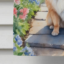 Load image into Gallery viewer, Pomeranian Spring Path House Flag