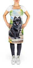 Load image into Gallery viewer, Pomeranian Spring Path Apron – Artist-Designed Kitchen, BBQ &amp; Craft Apron