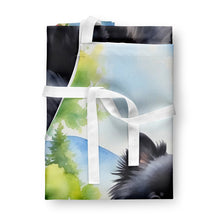 Load image into Gallery viewer, Pomeranian Spring Path Apron – Artist-Designed Kitchen, BBQ &amp; Craft Apron