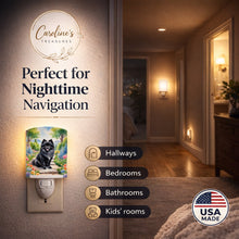Load image into Gallery viewer, Pomeranian Spring Path Ceramic Night Light Compact, UL-Certified, Ideal for Bedroom, Bathroom, Nursery, Hallway, Kitchen, 6x4x3, Multicolor