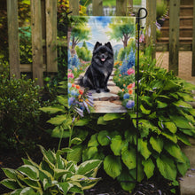 Load image into Gallery viewer, Pomeranian Spring Path Garden Flag  – Dog-Themed Floral Outdoor Decor