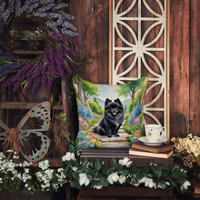 Load image into Gallery viewer, Pomeranian Spring Path Throw Pillow
