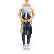 Load image into Gallery viewer, Black Poodle Spring Path Apron – Artist-Designed Kitchen, BBQ &amp; Craft Apron
