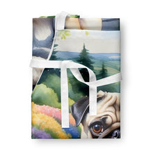 Load image into Gallery viewer, Pug Spring Path Apron – Artist-Designed Kitchen, BBQ &amp; Craft Apron
