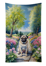 Load image into Gallery viewer, Pug Spring Path Kitchen Towel