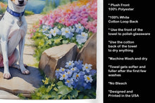 Load image into Gallery viewer, Rat Terrier Spring Path Kitchen Towel