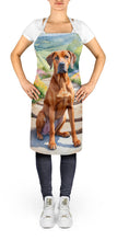 Load image into Gallery viewer, Rhodesian Ridgeback Spring Path Apron – Artist-Designed Kitchen, BBQ &amp; Craft Apron