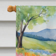 Load image into Gallery viewer, Saint Bernard Spring Path House Flag