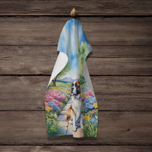 Load image into Gallery viewer, Saint Bernard Spring Path Kitchen Towel