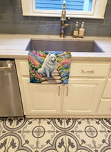 Load image into Gallery viewer, Samoyed Spring Path Kitchen Towel