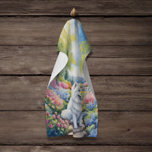 Load image into Gallery viewer, Samoyed Spring Path Kitchen Towel