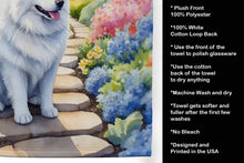 Load image into Gallery viewer, Samoyed Spring Path Kitchen Towel
