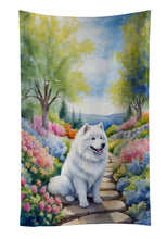 Load image into Gallery viewer, Samoyed Spring Path Kitchen Towel