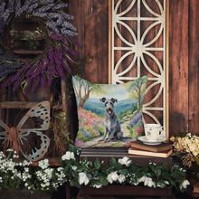 Load image into Gallery viewer, Scottish Deerhound Spring Path Throw Pillow
