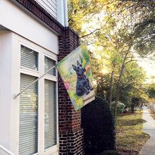 Load image into Gallery viewer, Scottish Terrier Spring Path House Flag