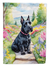Load image into Gallery viewer, Scottish Terrier Spring Path House Flag