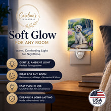 Load image into Gallery viewer, Sealyham Terrier Spring Path Ceramic Night Light Compact, UL-Certified, Ideal for Bedroom, Bathroom, Nursery, Hallway, Kitchen, 6x4x3, Multicolor