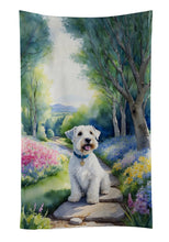 Load image into Gallery viewer, Sealyham Terrier Spring Path Kitchen Towel