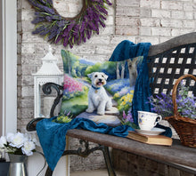 Load image into Gallery viewer, Sealyham Terrier Spring Path Throw Pillow