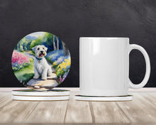 Load image into Gallery viewer, Sealyham Terrier Spring Path Large Sandstone Coasters Pack of 4