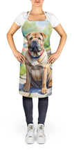 Load image into Gallery viewer, Shar Pei Spring Path Apron – Artist-Designed Kitchen, BBQ &amp; Craft Apron