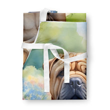 Load image into Gallery viewer, Shar Pei Spring Path Apron – Artist-Designed Kitchen, BBQ &amp; Craft Apron