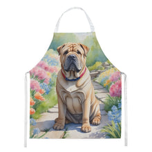 Load image into Gallery viewer, Shar Pei Spring Path Apron – Artist-Designed Kitchen, BBQ &amp; Craft Apron