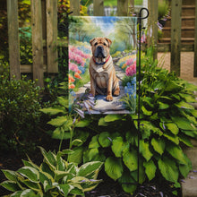 Load image into Gallery viewer, Shar Pei Spring Path Garden Flag  – Dog-Themed Floral Outdoor Decor