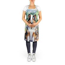 Load image into Gallery viewer, Sheltie Spring Path Apron – Artist-Designed Kitchen, BBQ &amp; Craft Apron