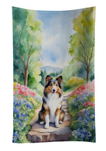 Load image into Gallery viewer, Sheltie Spring Path Kitchen Towel