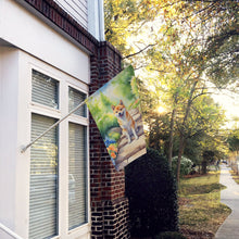 Load image into Gallery viewer, Shiba Inu Spring Path House Flag